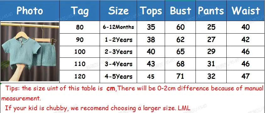 0-5Y Boys Girls Clothing Sets Summer Solid Cotton Linen T-shirts+Elasctic Shorts Kids Clothes Casual Clothing Sets for Children